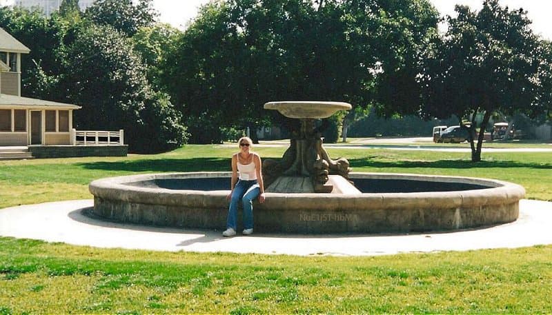 Dancing in the Friends’ Fountain!