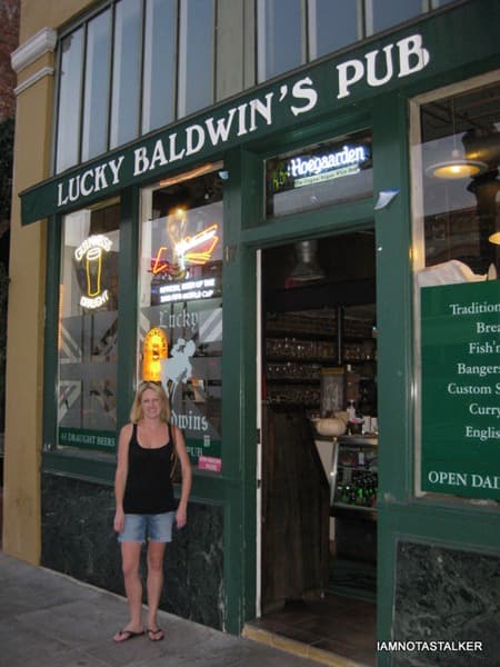 Lucky Baldwin’s British Pub and Cafe from “The Big Bang Theory”
