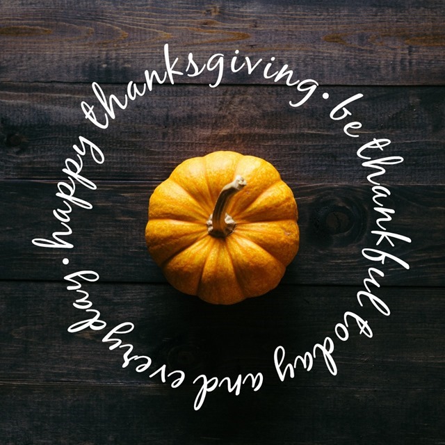 Happy Thanksgiving! – IAMNOTASTALKER